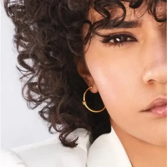 Marrin Costello x Rachel Zoe Collection Mystique Hoop Earrings - Picture 6 of 7